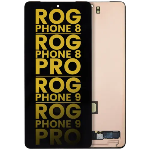 Bloc écran OLED sans cadre pour Asus ROG Phone 8 / ROG Phone 8 Pro / ROG Phone 9 / ROG Phone 9 Pro (reconditionné) (toutes couleurs)