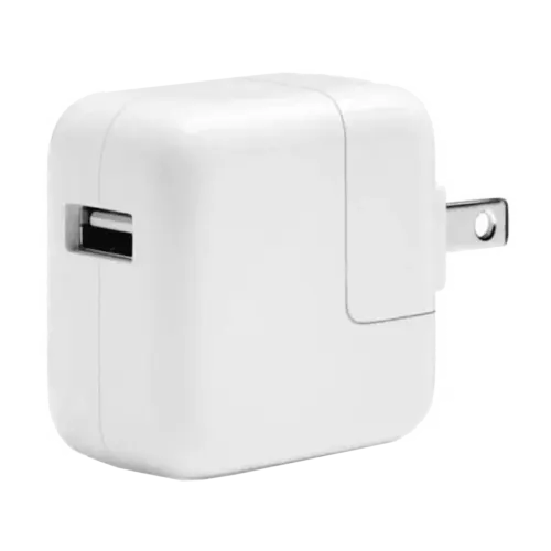 Apple 12W USB-A Wall Adapter For iPhone / iPad / Watch / iPod (OEM Grade A, Bulk Packaging)