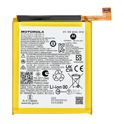 De remplacement batterie pour Motorola Moto Edge (XT2205 / 2022) (NF50) (Genuine OEM) – Image 2