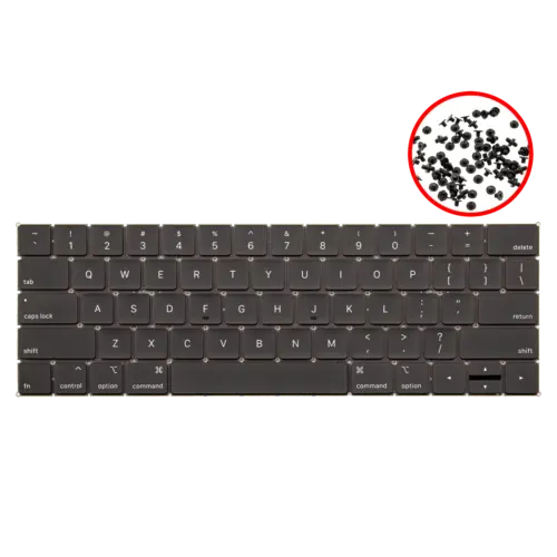 Clavier W/ Backlight & vis pour MacBook Pro 13" / Pro 15" A1989 / A1990 (2018-2019) (US English)