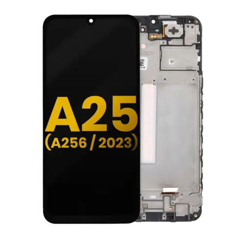 OLED Assembly With Frame For Samsung Galaxy A25 5G (A256 / 2023) (Refurbished) (All Colors)