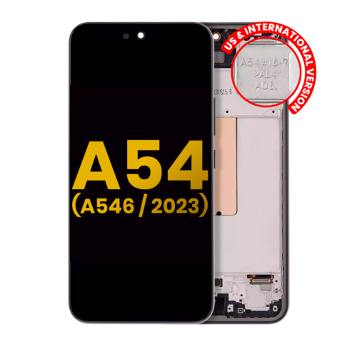Bloc écran OLED avec cadre pour Samsung Galaxy A54 5G (A546 / 2023) (US & International Version) (reconditionné) (graphite) – Image 11