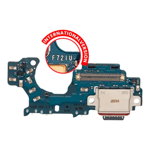 Charging Port Board For Samsung Galaxy Z Flip 4 (F721B) (International Version) (Premium)