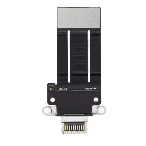 Charging Port Flex Cable For iPad Pro 11" 3rd Gen (2021) / Pro 11" 4th Gen (2022) / iPad Pro 12.9" 5th Gen (2021) / Pro 12.9" 6th Gen (2022) (Silver) (Premium)