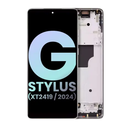 OLED Assembly With Frame For Motorola Moto G Stylus 5G (XT2419 / 2024) (Genuine OEM) (Caramel Latte)