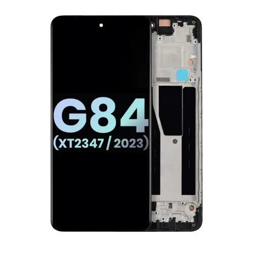 OLED Assembly With Frame For Motorola Moto G84 (XT2347 / 2023) (Genuine OEM) (All Colors)