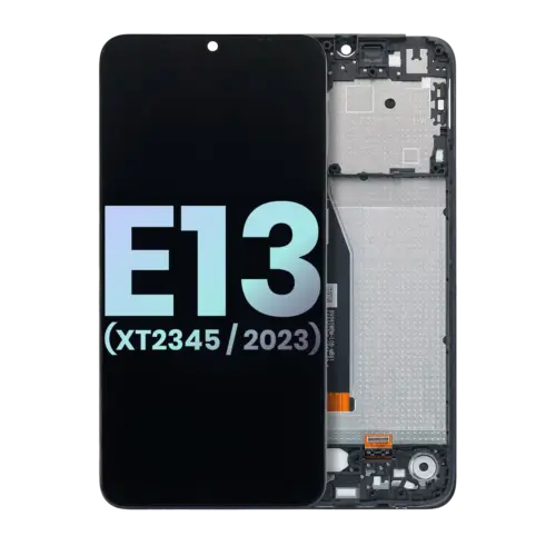 LCD Assembly With Frame For Motorola Moto E13 (XT2345 / 2023) (Genuine OEM) (All Colors)
