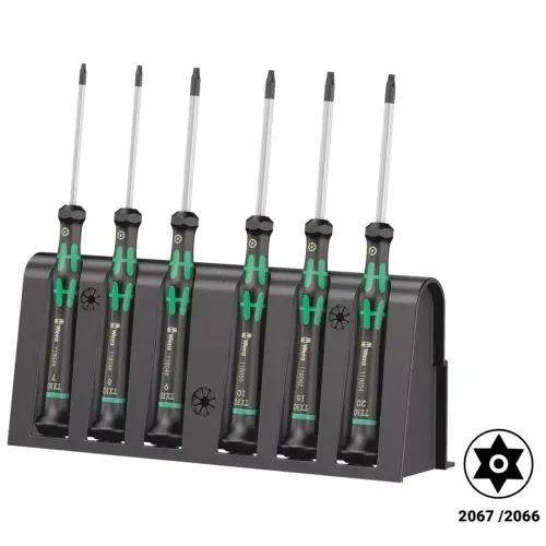 Kraftform Precision Torx tournevis set avec Rack (2067 /2066) (Wera) – Image 2