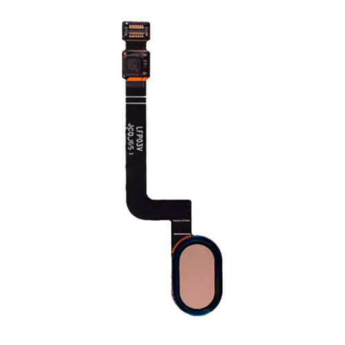 Fingerprint scanner With Flex Cable For Motorola Moto G5 Plus (XT1687 / 2017) (Genuine OEM) (Gold)