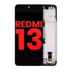 LCD Assembly With Frame For Xiaomi Redmi 13 4G / Redmi 13 5G / Note 13R (Aftermarket Plus) (All Colors)