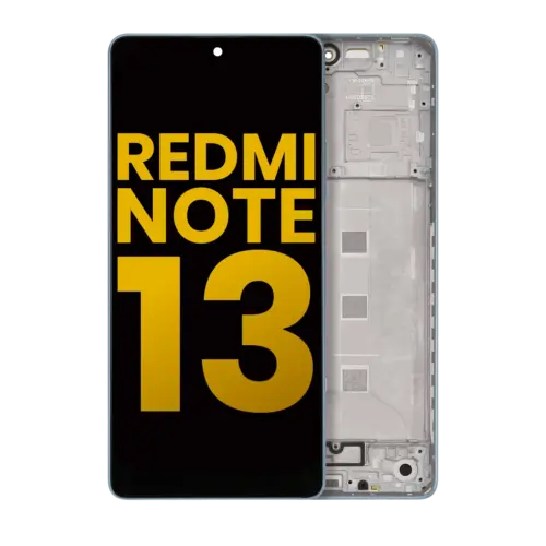 Écran OLED avec cadre pour Xiaomi Redmi Note 13 5G (reconditionné) (bleu)