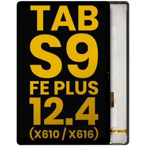 LCD Assembly Without Frame For Samsung Galaxy Tab S9 FE Plus 12.4" (X610 / X616) (2023) (Refurbished) (Black)
