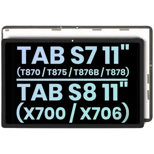 LCD Assembly Without Frame For Samsung Galaxy Tab S7 11" (T870 / T875 / T876B / T878) (2020) / Tab S8 11" (X700 / X706) (2022) (Service Pack) (All Colors)