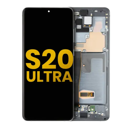 OLED Assembly With Frame For Samsung Galaxy S20 Ultra 5G (Refurbished) (Cosmic Gray)