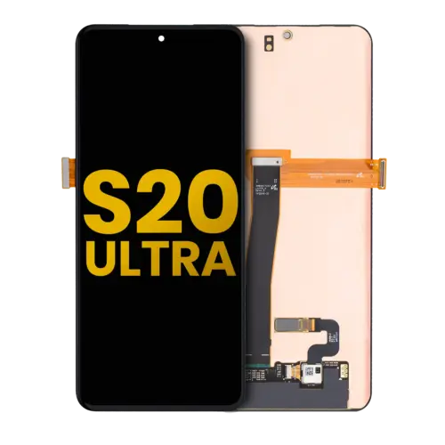 Bloc écran OLED sans cadre pour Samsung Galaxy S20 Ultra 5G (reconditionné) (toutes couleurs)