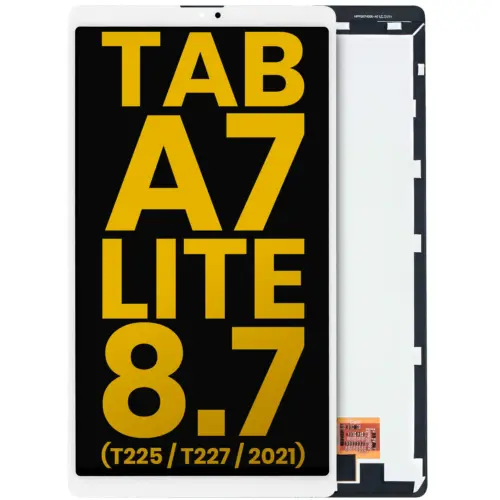 Écran LCD complet sans cadre pour Samsung Galaxy Tab A7 Lite 8.7" (T225 / T227) (2021) (Cellular Version) (reconditionné) (blanc) – Image 9