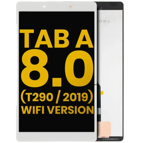 LCD Assembly Without Frame For Samsung Galaxy Tab A 8.0" (T290) (2019) (WiFi Version) (Refurbished) (White)