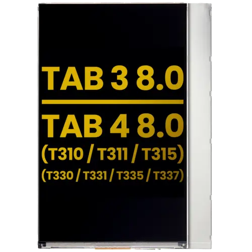 Écran LCD uniquement pour Samsung Galaxy Tab 3 8.0" / Tab 4 8.0" (T310 / T311 / T315) / (T330 / T331 / T335 / T337) (Remis à neuf)
