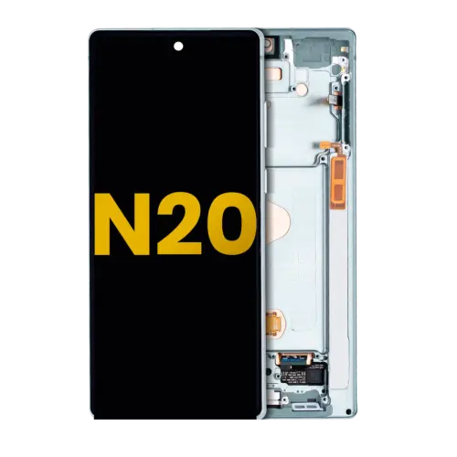 OLED Assembly With Frame For Samsung Galaxy Note 20 5G (Refurbished) (Mystic Green)