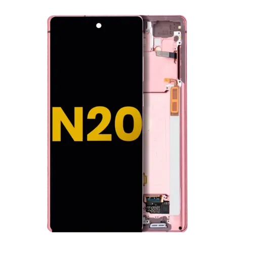 OLED Assembly With Frame For Samsung Galaxy Note 20 5G (Refurbished) (Mystic Bronze)