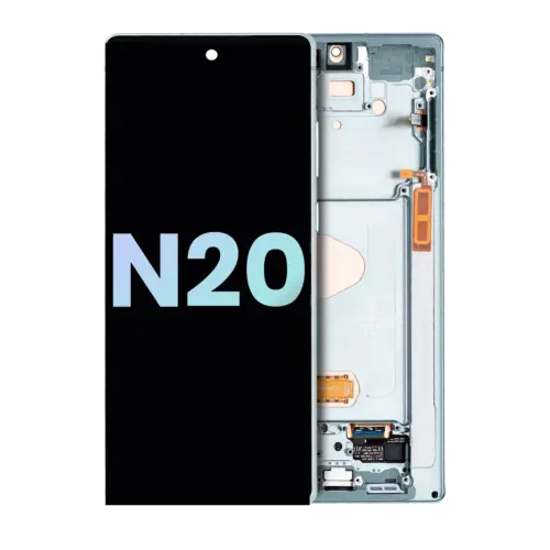 OLED Assembly With Frame For Samsung Galaxy Note 20 5G (Service Pack) (Mystic Green)