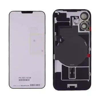 Back Glass w/ MagSafe Magnet & NFC & Flashlight Flex For IPhone 16 Plus (Genuine OEM) (White)