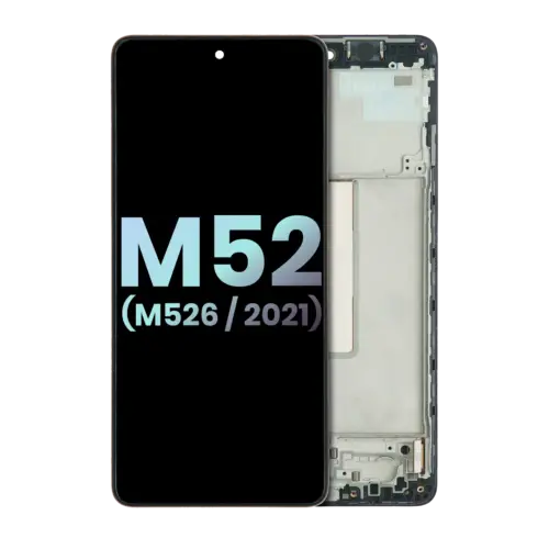 OLED Assembly With Frame For Samsung Galaxy M52 5G (M526 / 2021) (Service Pack) (All Colors) – Image 2