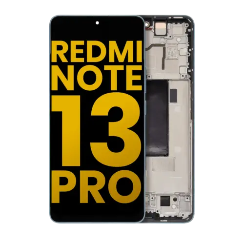 OLED Assembly With Frame For Xiaomi Redmi Note 13 Pro 5G (Refurbished) (Blue) – Image 11