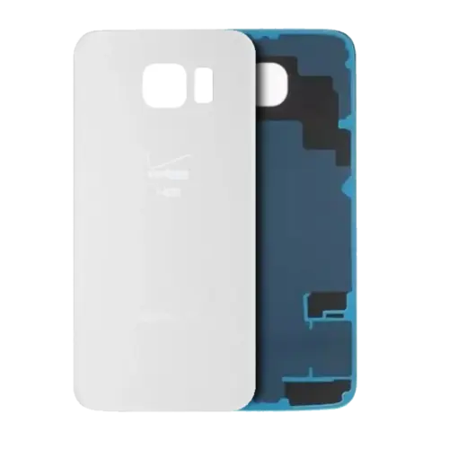 Back Cover Glass For Samsung Galaxy S6 (Verizon 4G) (Service Pack) (White)