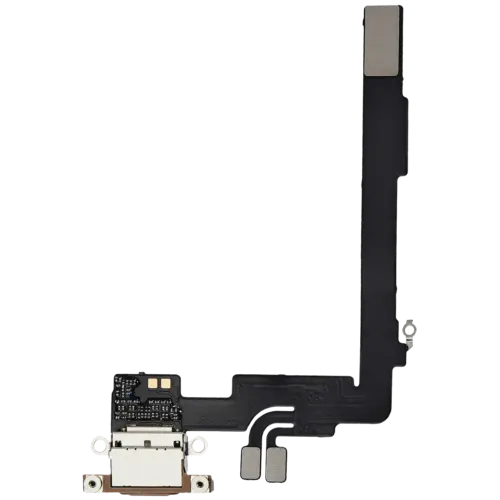Charging Port Flex Cable With Board For iPhone 16 Pro Max (Genuine OEM) (Desert Titanium)