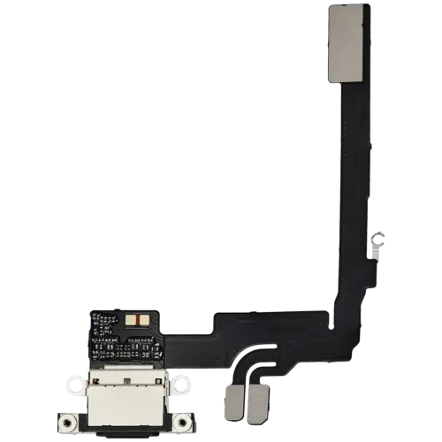 Charging Port Flex Cable With Board For iPhone 16 Pro (Genuine OEM) (Black Titanium)
