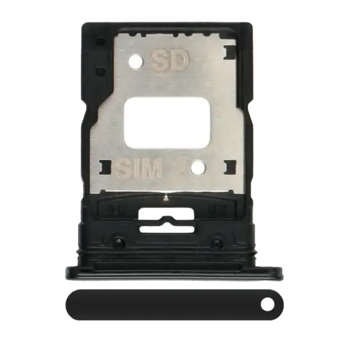 Dual Sim Card Tray For Xiaomi Mi 11 Lite (Boba Black)
