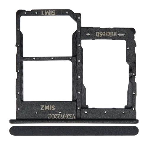 Dual Sim Card Tray For Samsung Galaxy A01 Core (A013 / 2020) (Black)