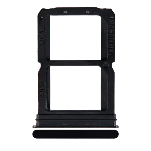 Tiroir double carte SIM pour OnePlus 6T (A6010 / A6013) (Noir miroir) – Image 3