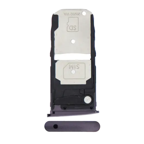 Single Sim Card Tray For Motorola Moto Z4 (XT1980 / 2019) (Purple)