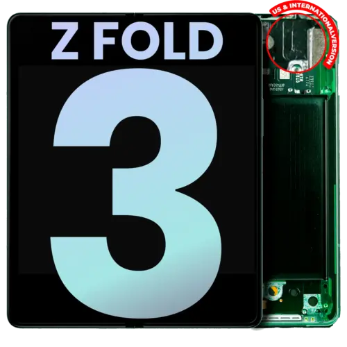 Inner OLED Assembly With Frame For Samsung Galaxy Z Fold 3 5G (US & International) (Service Pack) (Phantom Green)