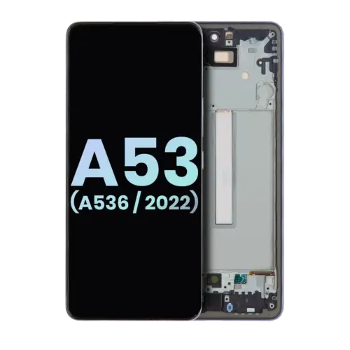 Bloc écran OLED avec cadre pour Samsung Galaxy A53 5G (A536 / 2022) (Service Pack) (noir) – Image 2