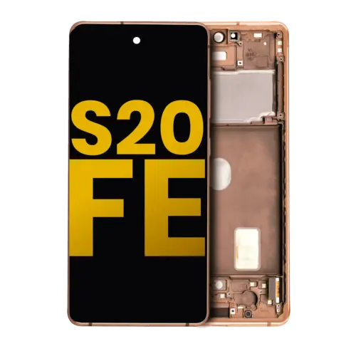 OLED Assembly With Frame For Samsung Galaxy S20 FE 4G / 5G (Refurbished) (Cloud Orange) – Image 2