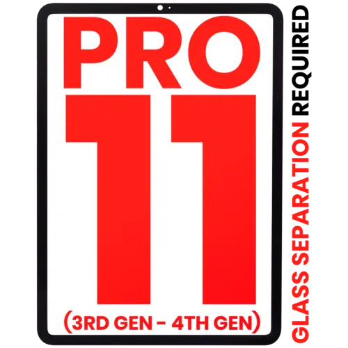 Front Glass For iPad Pro 11" 3rd Gen (2021) / iPad Pro 11" 4th Gen (2022) (Glass Separation Required) – Image 3