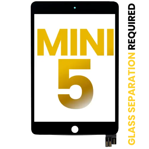 Digitizer For iPad Mini 5 (OCA Pre-Installed & Glass Separation Required) (Premium) (Black)