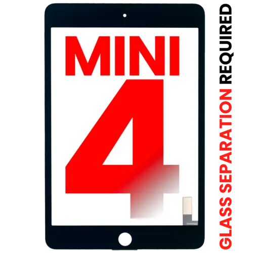 Digitizer For iPad Mini 4 (OCA Pre-Installed & Glass Separation Required) (Aftermarket Plus) (Black)