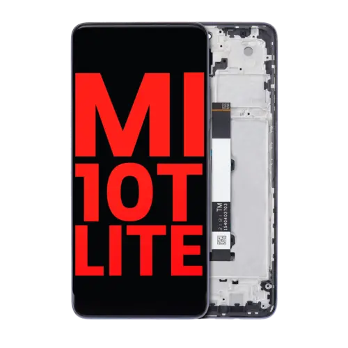 Bloc écran OLED avec cadre pour Xiaomi Mi 10 Lite 5G (compatible qualité supérieure) (Cosmic Gray) – Image 3