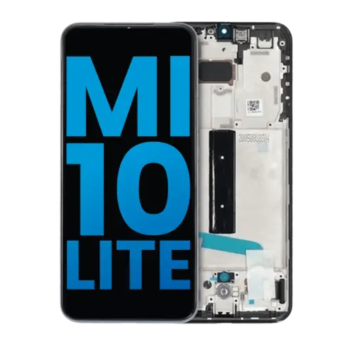 LCD Assembly With Frame For Xiaomi Mi 10 Lite 5G (Aftermarket: Incell) (Cosmic Gray)