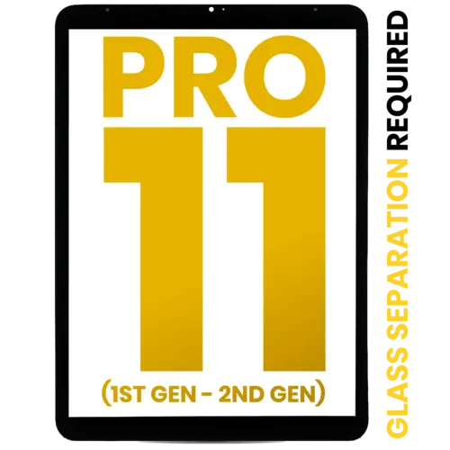 Digitizer For iPad Pro 11" 1st Gen (2018) / iPad Pro 11" 2nd Gen (2020) (OCA Pre-Installed & Glass Separation Required) (Premium) (All Colors)