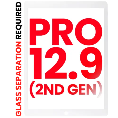 Numériseur pour iPad Pro 12,9" 2e génération (2017) (Séparation de la vitre requise) (Adaptable) (Blanc) – Image 2