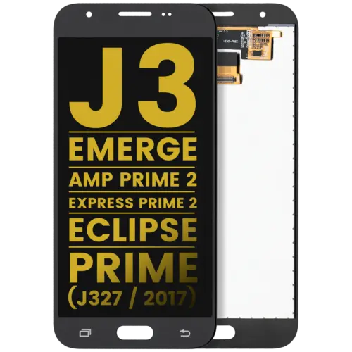 LCD Assembly Without Frame For Samsung Galaxy J3 (J327 / 2017) / Emerge / Amp Prime 2 / Express Prime 2 / Eclipse / Prime (Refurbished) (Black)
