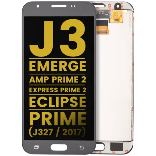 LCD Assembly Without Frame For Samsung Galaxy J3 (J327 / 2017) / Emerge / Amp Prime 2 / Express Prime 2 / Eclipse / Prime (Refurbished) (Silver / Gray)