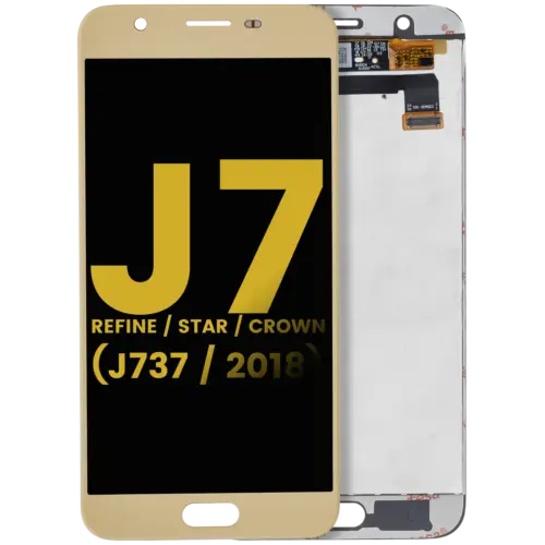 LCD Assembly Without Frame For Samsung Galaxy J7 Refine / Star / Crown (J737 / 2018) (Refurbished) (Gold)