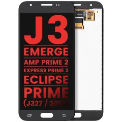 LCD Assembly Without Frame For Samsung Galaxy J3 (J327 / 2017) / Emerge / Amp Prime 2 / Express Prime 2 / Eclipse / Prime (Aftermarket Plus) (Black)
