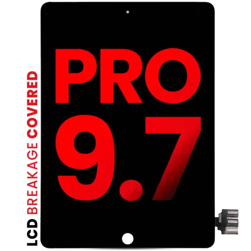 Écran LCD complet avec vitre tactile (digitizer) pour iPad Pro 9.7" (2016) (Aftermarket Pro: XO7) (noir)